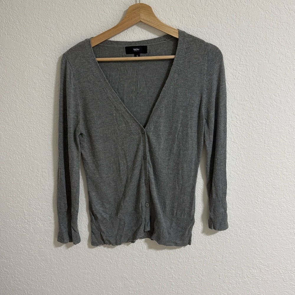 Mossimo Light Weight Grey Cardigan